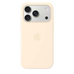 Husa de protectie Apple Silicone Case pentru iPhone 17 Pro, cu MagSafe, Vanilie