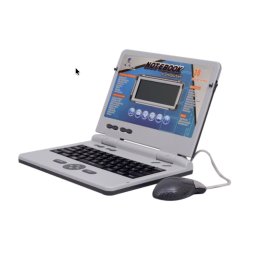 Laptop cu 30 functii educationale, pentru copii, albastru