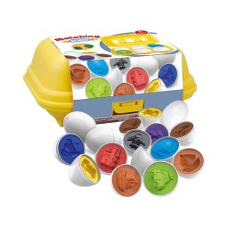 Joc educativ Set 6 oua de potrivit cu Vehicule