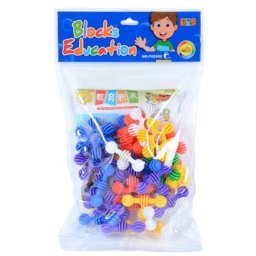 Joc de Indemanare si Constructie cu Imbinare Forme Colorate 25 Piese