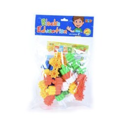 Set 44 Piese Constructie Angrenaje si Forme Geometrice Interconectate