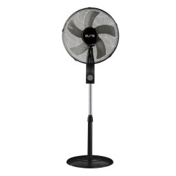 Ventilator cu picior Elite YSF-0308, 45W, 40,6 cm, 3 viteze, 5 pale, Negru
