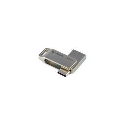 Memorie USB ODA3, 128GB, USB 3.0+ USB-C , Argintiu