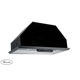Hota Hota, 52 cm, 1200 m³/h, 3 Trepte, Filtru Aluminiu 5 Straturi, Iluminare LED, 67 dB, Negru