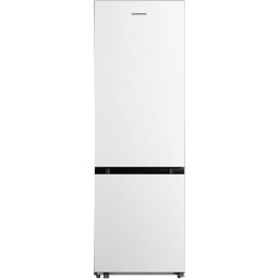 Aparate Frigorifice Combina frigorifica Heinner HCNF-M330INVE++, 330 l, Clasa E, No frost, Compresor Inverter, Panou control cu indicatoare led in interior, Control electronic, Functie super racire, Lumina LED, Blocare panou control, H 186 cm, Alb