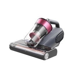 Aspirator Antiacarieni 600W Sterilizare UV-C + Ultrasunete Aer Cald 65°C Ecran LED cu Senzor Inteligent de Praf Perie Deep Tapping Eliminare 99.9% Acarieni pentru Saltele Canapele Perne și Covoare Gri
