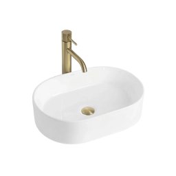 REA-U9249 - Lavoar pentru blat NADIA 32x46 cm ceramică/alb lucios
