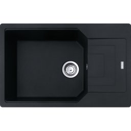 114.0687.282 Chiuveta bucatarie Franke Urban UBG 611-78L, 780x500mm, fragranite Matte Black