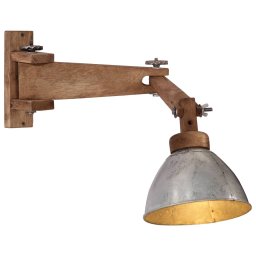 Lampa de perete 25 W, argintiu vintage, E27 GartenMobel Dekor