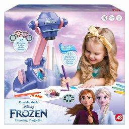 Proiector de desen Frozen pentru copii cu 32 modele si 12 markere