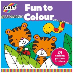 Carte de colorat pentru copii Fun to Colour, 24 imagini, 3 ani+