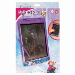 Tabla de desen LCD Disney Frozen cu stilou si sabloane, scrie si sterge