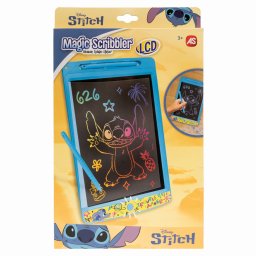 Tabla de desen LCD Disney Stitch cu stilou si sabloane, scrie si sterge