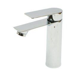 Baterie înalta pentru lavoar baie, monocomanda, crom lucios, zinc
