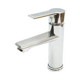 Baterie înalta pentru lavoar baie, monocomanda, inox crom lucios