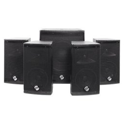 Sistem Elokance 1 Subwoofer Activ 270W + 4 Sateliti 12inch / 30cm 80Wx4 Negru