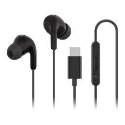 Casti cu fir Xiaomi BHR8930GL, 12,4 mm, 20 Hz–20 kHz, Microfon incorporat, USB-C, IP54, Negru