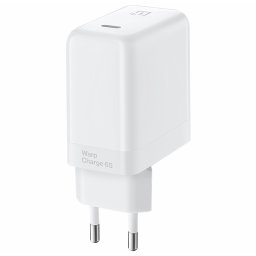 Incarcator de retea 1 X USB Type-C, 65W, Warp Charge, Alb