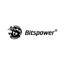 Bitspower None Chamfer Brass Hard Tubing 16MM AD, 500mm - carbon black