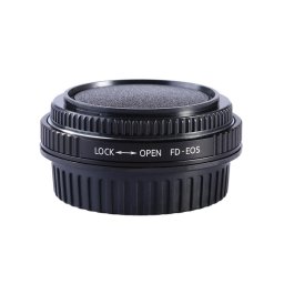 K&F Concept FD-EOS adaptor montura cu sticla optica de la Canon FD la Canon EOS KF06.082