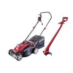 Set masina de tuns iarba 1600W 360mm 35L si trimmer pentru gazon 250W 220mm RD-LMGT01