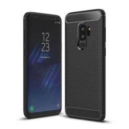 Husa Husa TPU OEM Carbon pentru Samsung Galaxy S9+ G965, Neagra