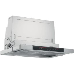 Hota Hota, 60 cm, 628 m³/h, 3 Trepte + Intensiv, 2 Filtre Aluminiu, Iluminare LED, 65 dB, Inox, Touch Control