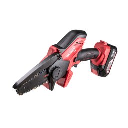 Mini fierastrau electric RDP-CGP20, baterie 2Ah, 10 cm, Rosu