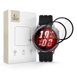 Sticlă de protecție ecran Tech-Protect GLASS FLEX+ 2-PACK GT 2, Set 2 buc pentru Huawei Watch GT RUNNER 2 – Negru
