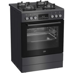 Aragaz Beko FBM62330GADSN Aragaz Mixt, 85 cm, 4 arz., Antracit