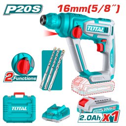 TOTAL - CIOCAN ROTOPERCUTOR - 20V - LI-ION (INCLUDE ACUMULATOR SI INCARCATOR)