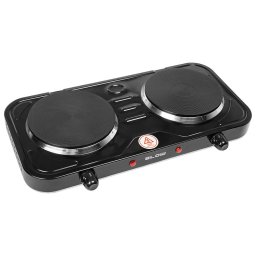 Plita Electrica Dubla 44-044# Putere 2000W Negru
