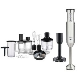 Multifunctional Hand Set 21 Speeds with Turbo 1500 ml Food Processor 860 ml Chopper Dicing Attachment Whisk Dough Hooks Puree Attachment 600 ml Cup