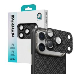 Folie de sticlă cameră Benks Armor Warrior Kevlar pentru Apple iPhone 17 Pro - negru