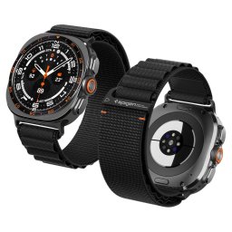 Spigen Fabric Band, black - Samsung Galaxy Watch 9/8 46mm/44mm/40mm