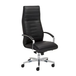 Scaun managerial ergonomic piele eco negru Lyx high back Scaun managerial piele ECO Lyx high back negru