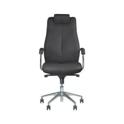 Scaun managerial cu roti piele eco negru Sonata XXL Scaun managerial piele ECO Sonata XXL 150kg negru