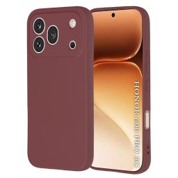 Husa Husa pentru Honor 600 Pro - Techsuit SoftFlex - Plum Red