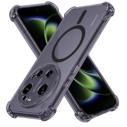 Husa Husa pentru Xiaomi 17 Ultra - Techsuit Shockproof Clear Silicone MagSafe - Smoke Black