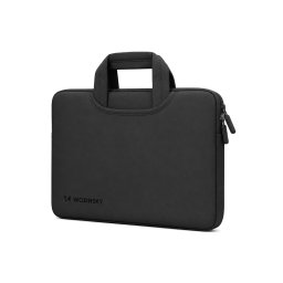 Laptop Bag with Retractable Neoprene Handle - Black