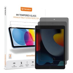 Folie pentru iPad 10.2 (2019/2020/2021) (set 2) - Techsuit ArmorGlass CrystalHD - Privacy