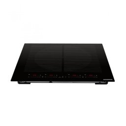 Plita HBHI-MQZ4ZB2FXSM, Inductie, 4 zone de gatit, Slim, Boost 4 zone, Control touch-glisare, Functie bridge stg-dr, detectare aut. a vasului de gatit, sticla Neagra