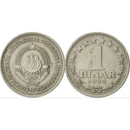 Iugoslavia 1965 - 1 dinar, circulata