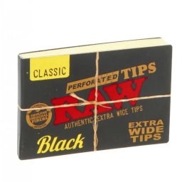 Raw Black Filtre Extra Wide perforate x40