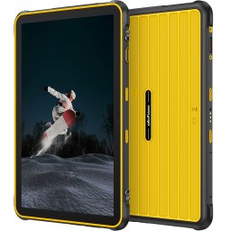 Tableta Ulefone RugKing Pad 2 Pro, 4G, Dual SIM + eSIM, WiFi, 10.1 90Hz, Octa-Core T7250, 8GB RAM, 256GB, Camera 48MP + 8MP, GPS, NFC, Android 16, Yellow