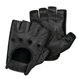Manusi scurte fara degete piele moto