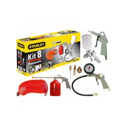 9045671STN STANLEY. Kit 8 accesorii pentru compresor