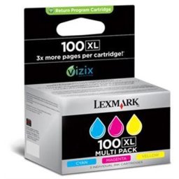Tus imprimanta Lexmark No 100XL 3pack CMY