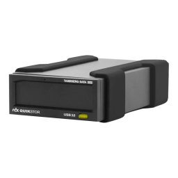 Tandberg RDX External drive kit with 500GB, black, USB3+ (inc. Windows Backup)