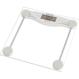 Cantar corporal Sencor SBS 113SL, 150 kg, sticla, Transparent